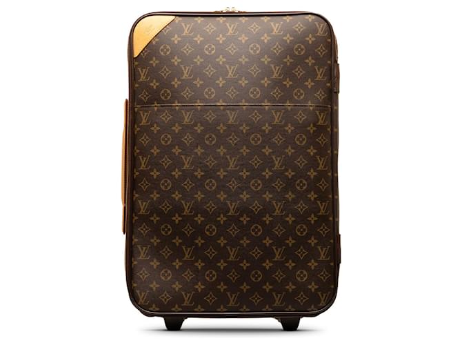 Pegase con monograma de Louis Vuitton marrón 45 Bolsa de viaje Castaño Lienzo  ref.1280016