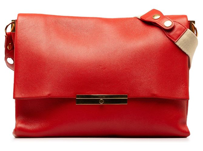 Céline Borsa a tracolla in pelle rossa Celine Blade