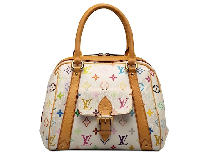 White Louis Vuitton Monogram Multicolore Priscilla Handbag Leather  ref.1280032