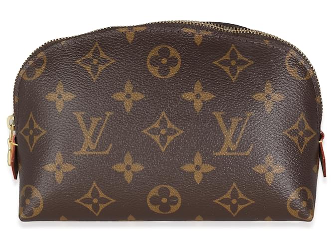 Louis Vuitton Monogram Canvas Cosmetic Pouch Brown Cloth  ref.1280068