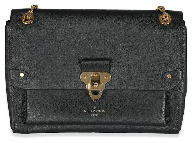 Louis Vuitton Black Empreinte Vavin MM Leather  ref.1280069