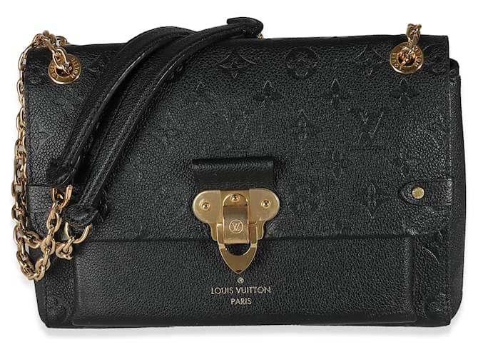 Louis Vuitton Black Monogram Empreinte Vavin PM Leather  ref.1280086