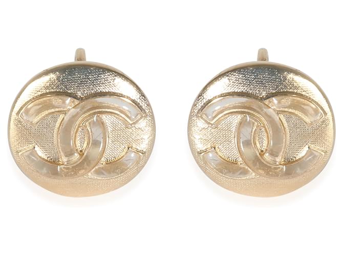 Chanel CC Clip on Button Earrings  ref.1280094