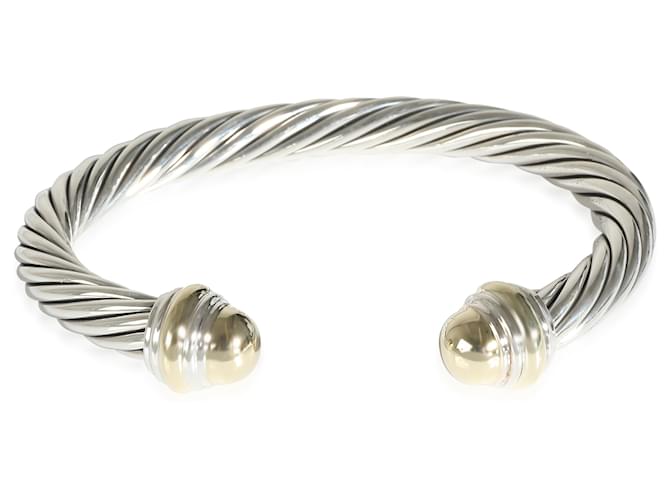 David Yurman Cable Classic Bangle in 14k yellow gold/sterling silver  ref.1280100