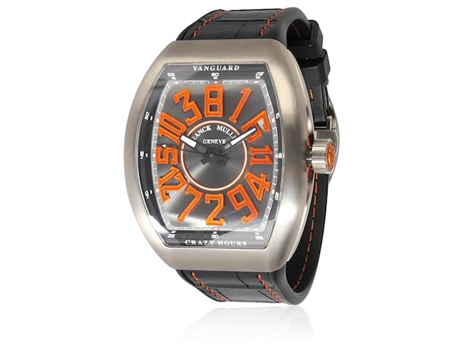 Franck Muller Vanguard Crazy Hours V45 CH TT BK OR Men's Watch in  Titanium  ref.1280102