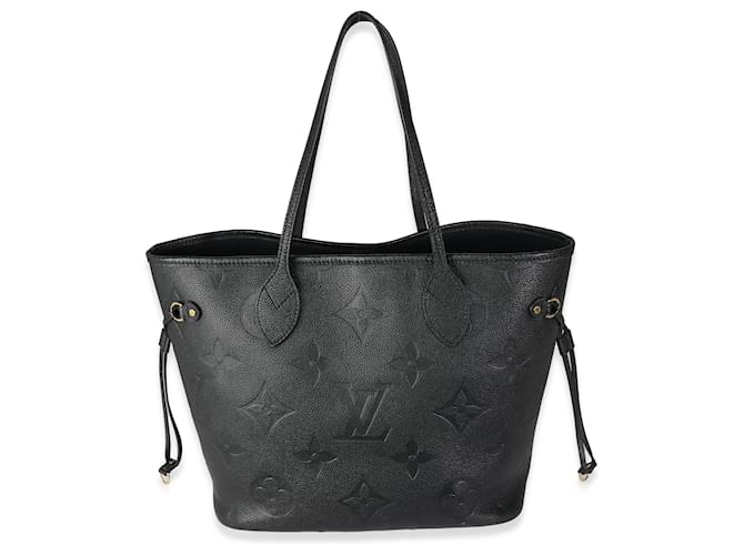 Louis Vuitton Black Empreinte Neverfull MM Leather  ref.1280109