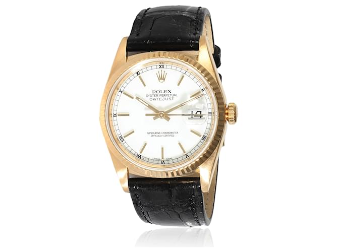 Rolex Datejust 16238 Reloj de hombre en 18oro amarillo kt  ref.1280113