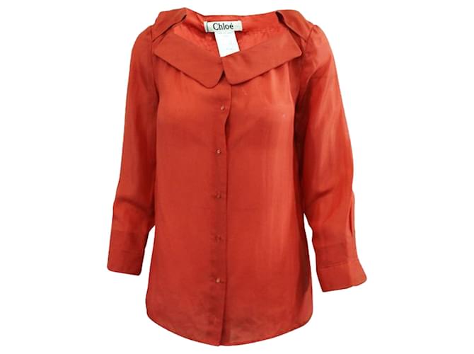 Autre Marque Organge Shirt Orange Cotton  ref.1280176