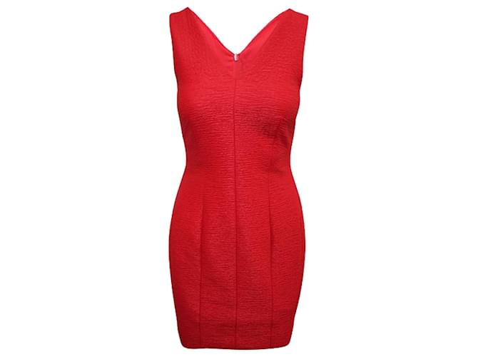 Autre Marque Sleeveless Red Dress Polyester  ref.1280194