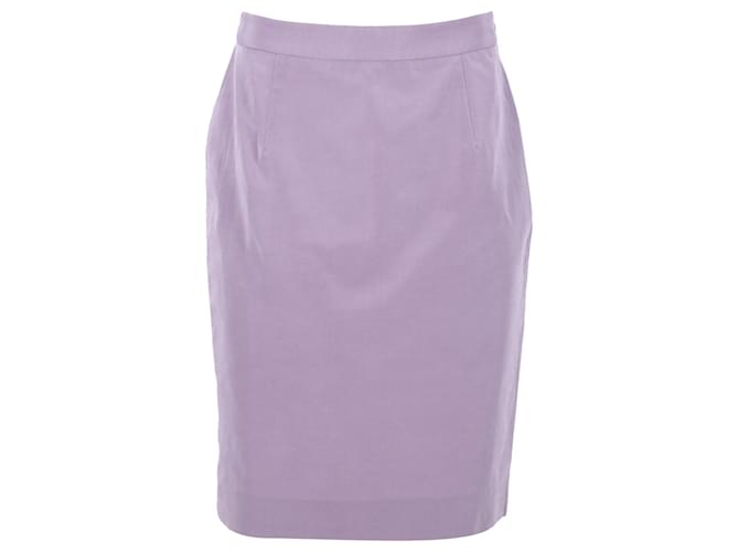 Red Valentino Pencil Skirt in Purple Acetate Cellulose fibre  ref.1280209
