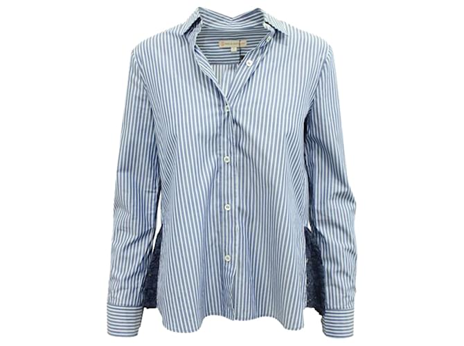 Autre Marque Striped Shirt With Lace Trims Multiple colors Cotton  ref.1280248