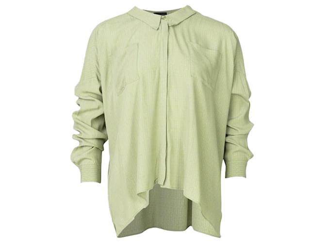 Autre Marque Camicia stampata verde pastello Cotone  ref.1280262