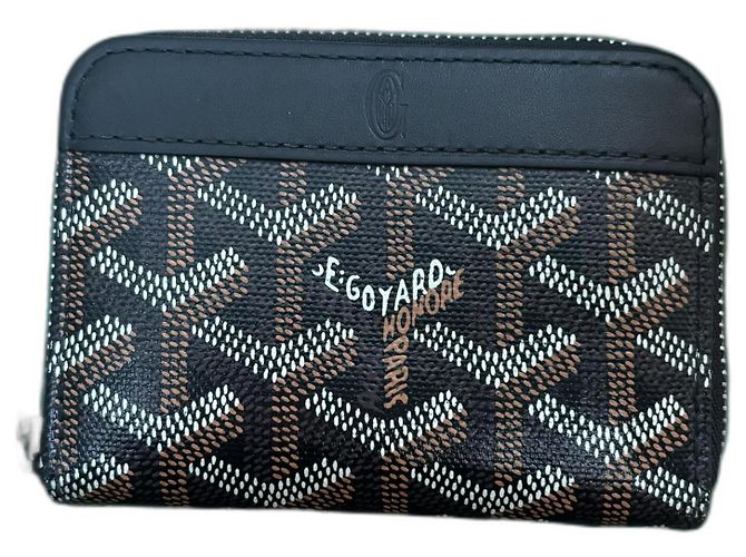 Goyard Matignon Mini wallet black cloth