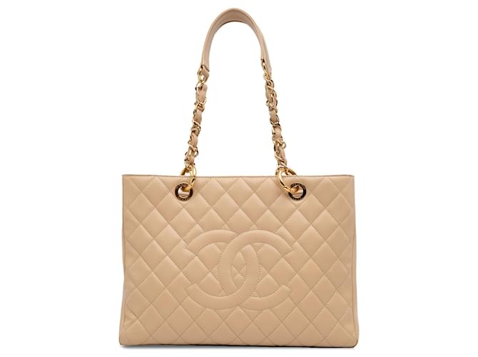 Chanel Brown Caviar Grand Shopping Tote Leather  ref.1280388