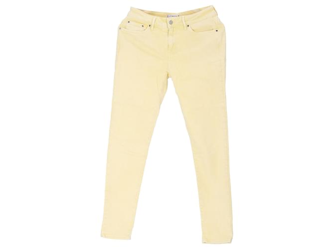 Tommy Hilfiger Womens Venice Regular Rise Slim Fit Jeans Yellow Cotton  ref.1280468