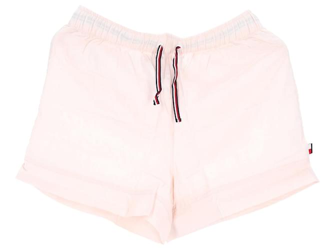 Tommy Hilfiger Womens Cotton Linen Shorts And Shirt Set Pink  ref.1280471