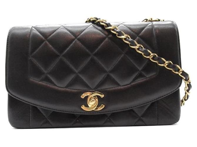 Chanel Diana Flap Crossbody Bag Leather  ref.1280495