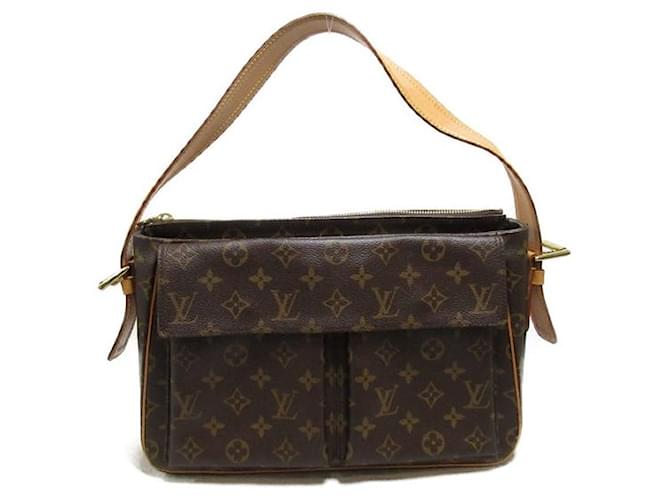 Louis Vuitton Monogram Viva Cite GM Canvas Shoulder Bag M51163 in Good condition Cloth  ref.1280496
