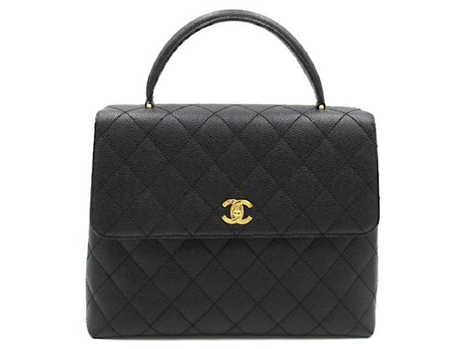 Chanel CC Caviar Kelly Handbag Leather  ref.1280499