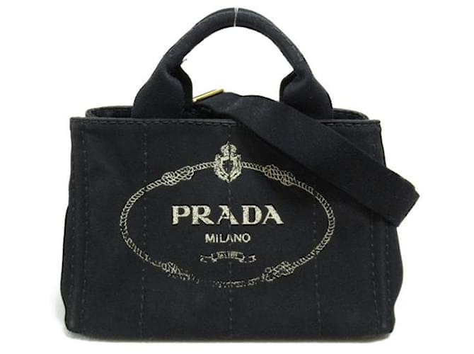 Prada Canapa Logo Tote Bag Cloth  ref.1280510