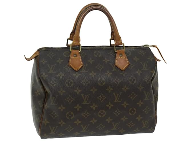 Louis Vuitton Monogram Speedy 30 Hand Bag M41526 LV Auth yk10776 Cloth  ref.1280585