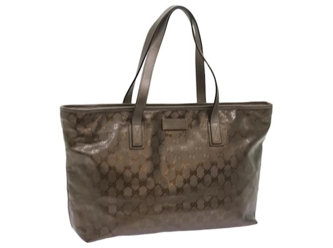 GUCCI GG Implementierung Tote Bag Bronze 211137 Auth ep3493  ref.1280589