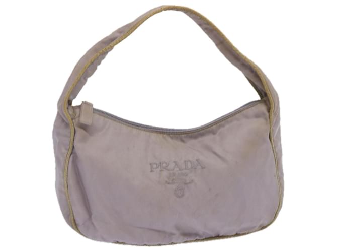 PRADA Hand Bag Nylon Purple Auth 67321  ref.1280601
