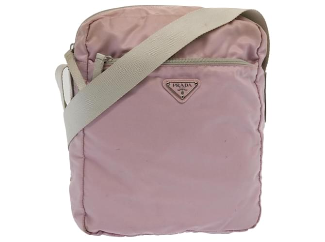 PRADA Shoulder Bag Nylon Pink Auth 67417  ref.1280623