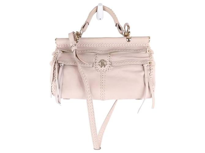 Roberto Cavalli This shoulder bag features a leather body Beige  ref.1280671