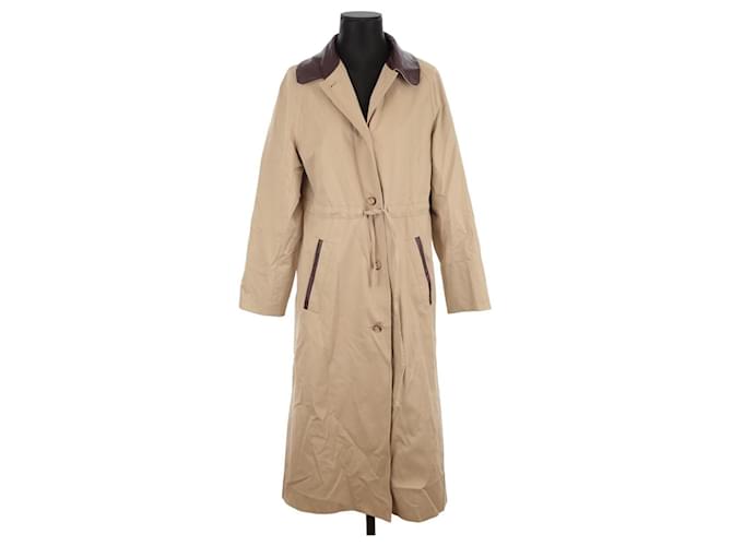 Rouje Trench coat de algodão Bege  ref.1280680