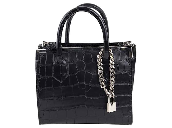 The Kooples Leather Handbag Black  ref.1280697