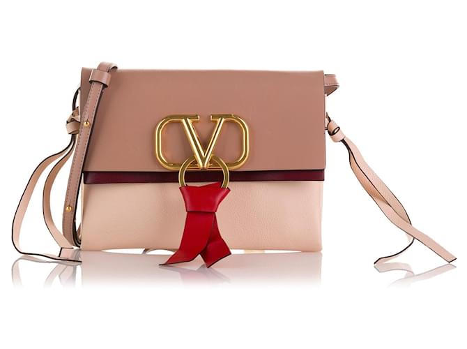 VALENTINO GARAVANI Handbags Brown Leather  ref.1280742
