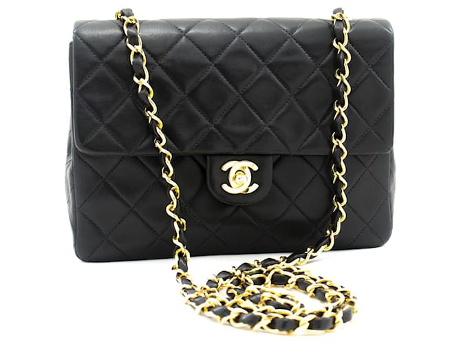 Chanel lined Flap Black Leather  ref.1280762