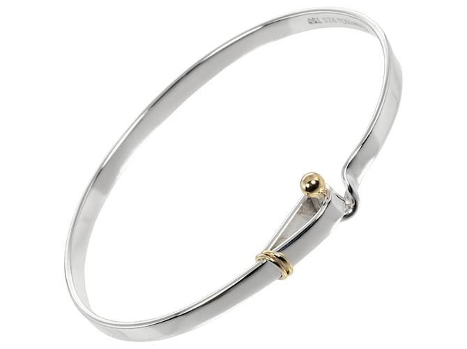 Tiffany & Co Love knot Silvery Silver  ref.1280805