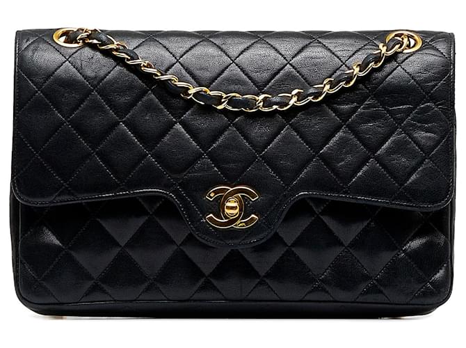 CHANEL Handbags Black Linen  ref.1281024