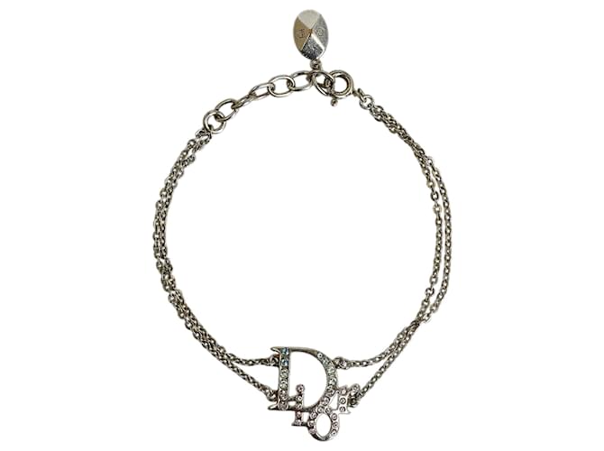 DIOR Bracelets Classic CC Shopping Silvery Cloth  ref.1281026
