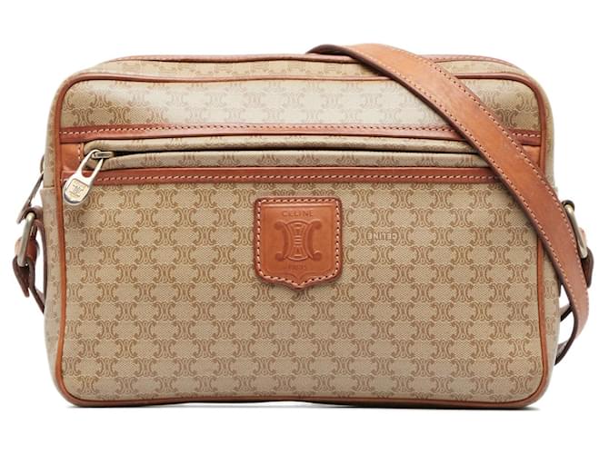 Céline CELINE Handbags Timeless/classique Brown Linen  ref.1281054