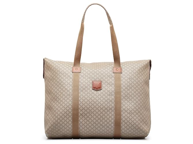 Céline CELINE Travel bags Brown Linen  ref.1281055