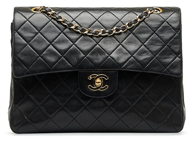 CHANEL Handbags Black Linen  ref.1281059