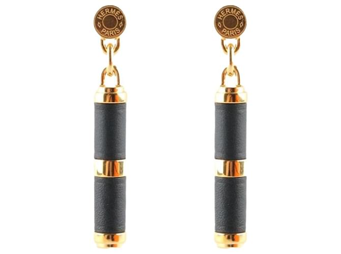 Hermès HERMES Earrings Chaine d'Ancre Golden Metal  ref.1281123