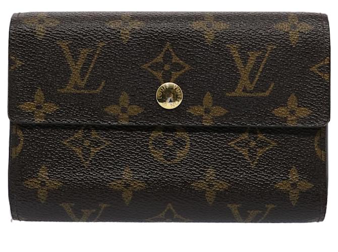 Louis Vuitton Alexandra Brown Cloth  ref.1281134