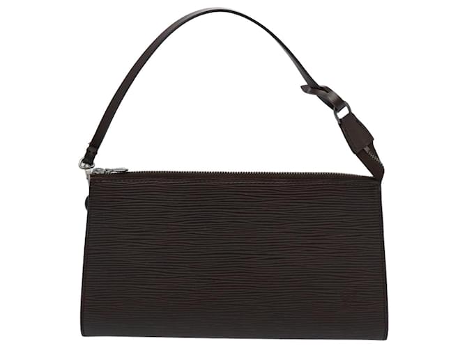 Louis Vuitton Pochette Accessoire Brown Leather  ref.1281137