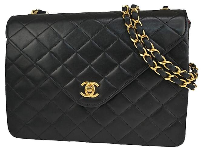 Chanel Timeless Black Leather  ref.1281162