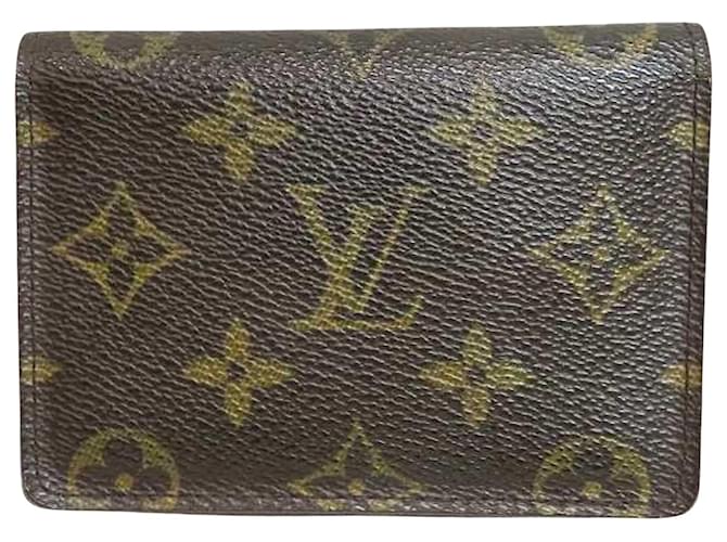 Louis Vuitton Multicartes Brown Cloth  ref.1281230