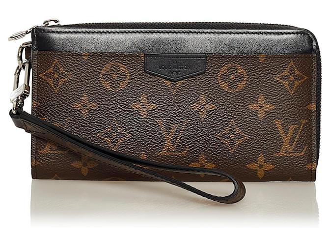 Zippy LOUIS VUITTON Wallets Classic CC Shopping Brown Leather  ref.1281247
