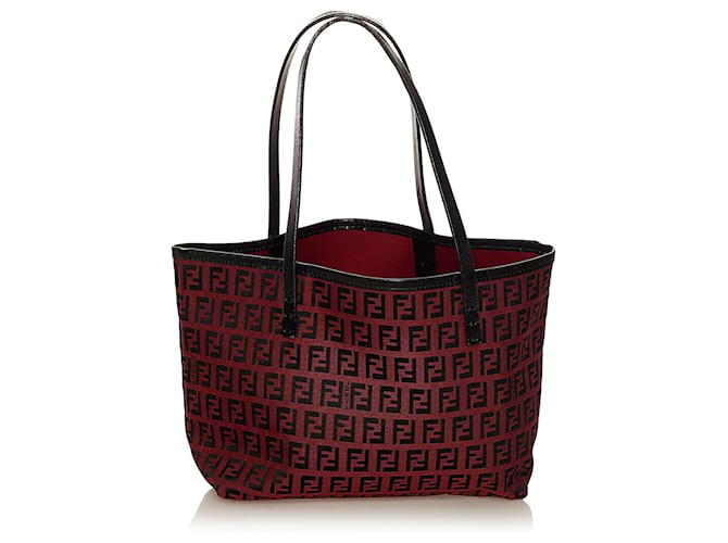 Fendi Handbags Red Leather  ref.1281277