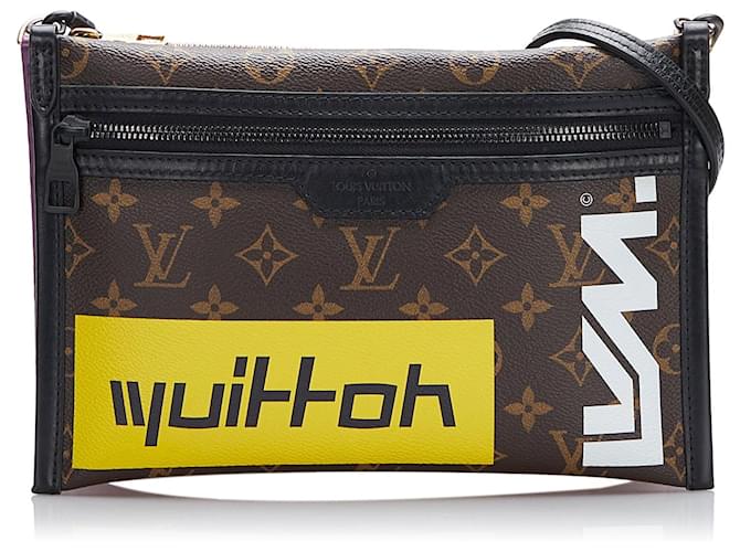 LOUIS VUITTON Handbags Wallet On Chain Timeless/classique Brown Cloth  ref.1281280