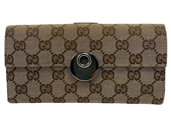 Gucci GG Canvas Brown Cloth  ref.1281303