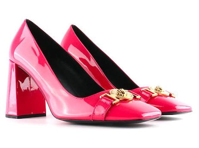 Versace heels Pink Leather  ref.1281325