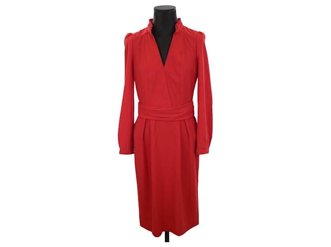 Bash vestido rojo Roja Viscosa  ref.1281354